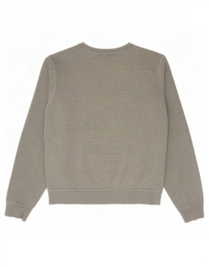 Felpa Nike Uomo Maglione Cotone Grigio Medio