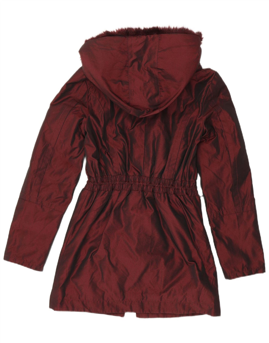 Giacca Parka con cappuccio da donna Ted Baker taglia 1 XS poliestere bordeaux