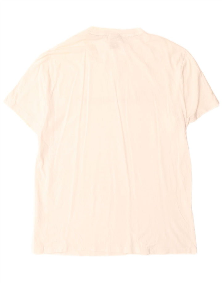 T-shirt grafica da uomo Champion Top grande in cotone bianco