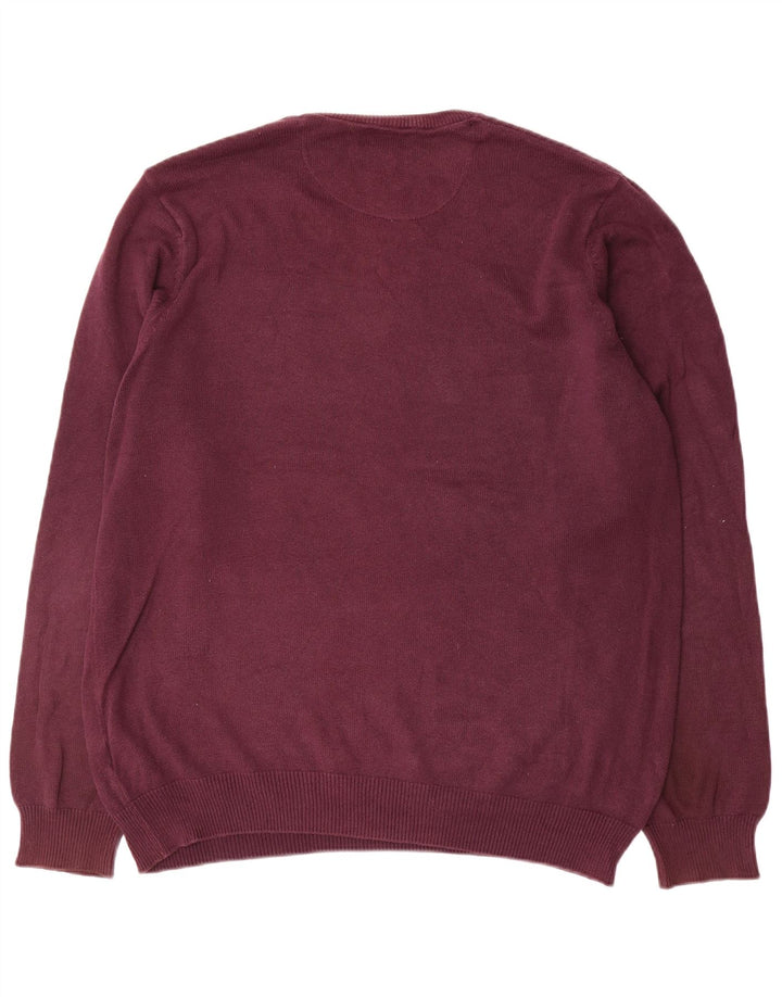 Maglione maglione girocollo vestibilità regolare da uomo Marks & Spencer grande viola
