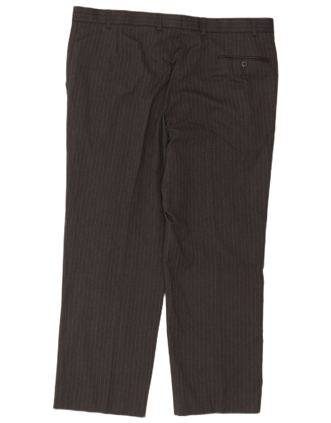 Pantaloni chino dritti da uomo Marks & Spencer W40 L29 gessato grigio