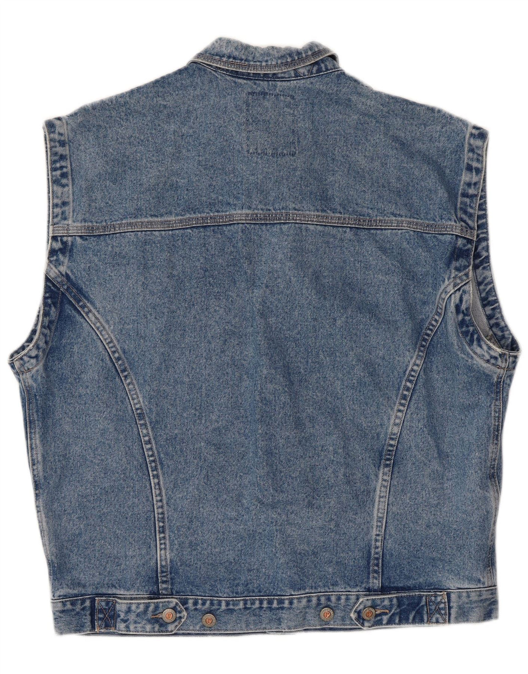 Gilet in denim da uomo Paddock UK 42 XL Blu