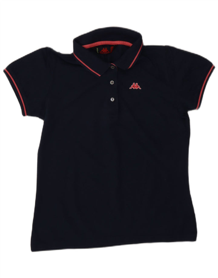 Polo da donna KAPPA UK 12 cotone blu navy medio