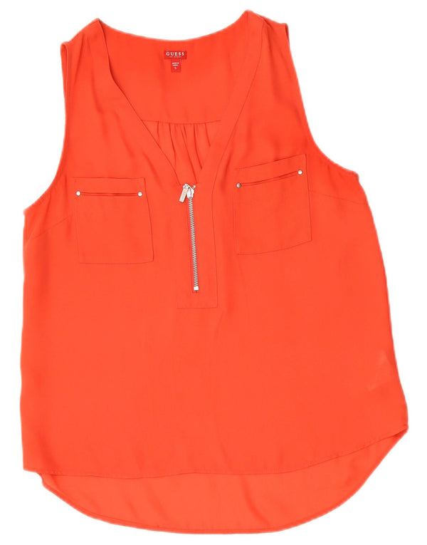 Canotta da donna Guess UK 10 piccola rossa in poliestere