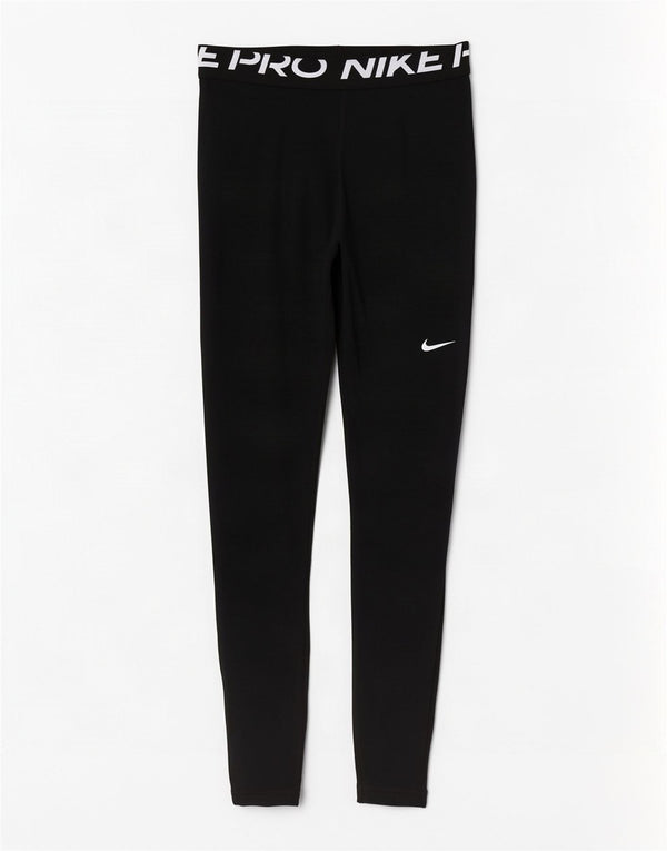Leggings grafici Nike da donna Dri Fit UK 8 piccoli poliestere nero