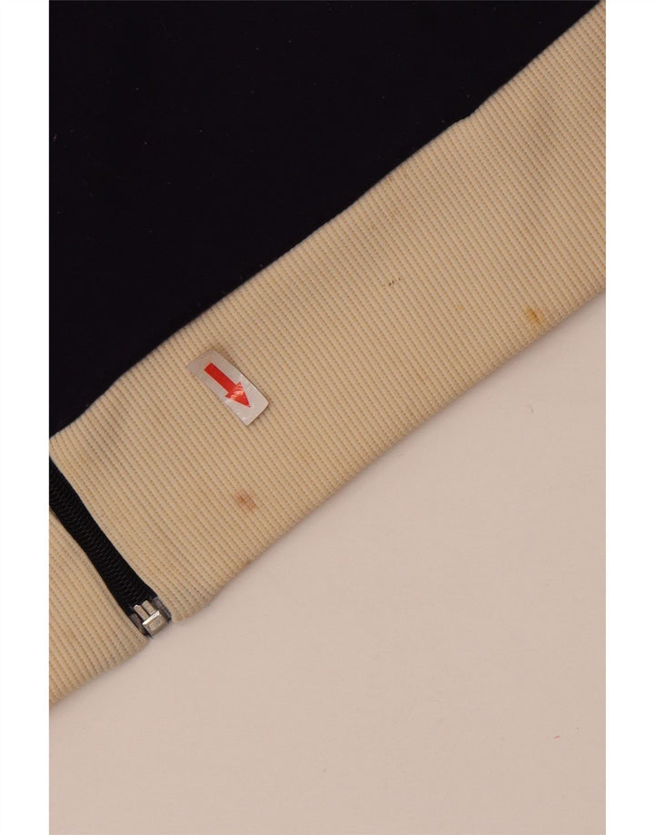 Giacca da tuta da uomo Puma Large in poliestere color block blu navy