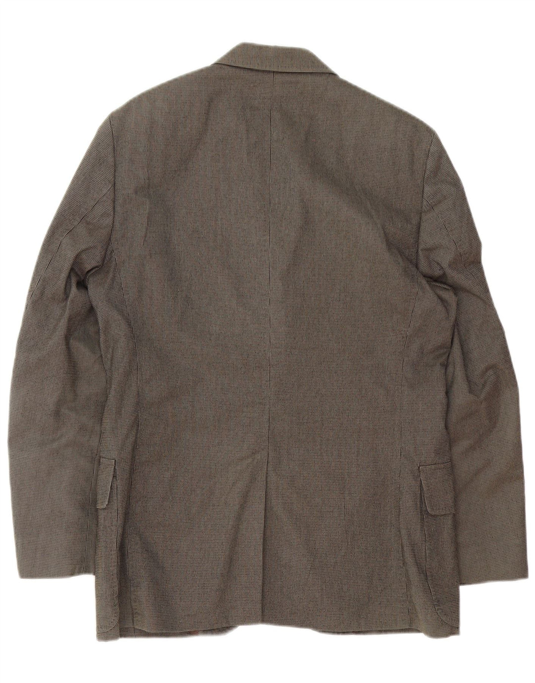 Giacca blazer da uomo a 3 bottoni Massimo Dutti EU 48 cotone marrone medio