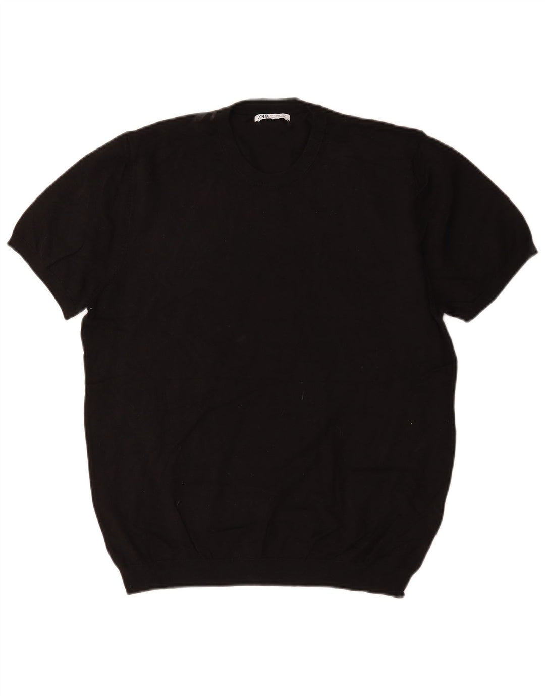 T-shirt Zara da uomo grande nera