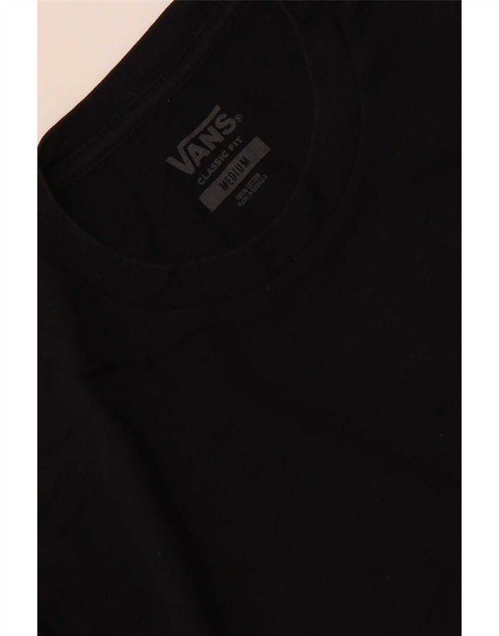 T-shirt da uomo Vans Classic Fit, vestibilità media, cotone nero