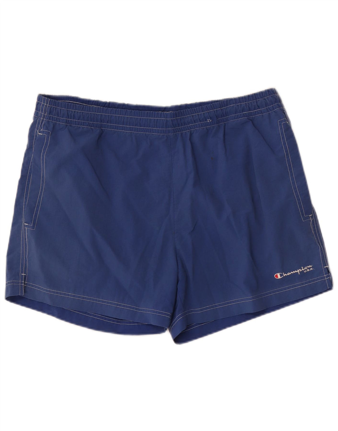 Pantaloncini da bagno da uomo Champion XL Blu