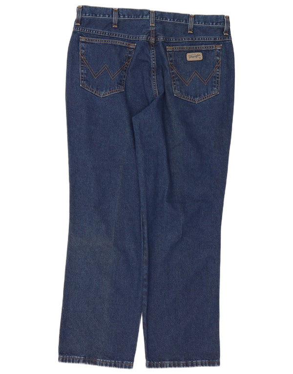 Jeans dritti da uomo Wrangler Ohio W38 L30 cotone blu