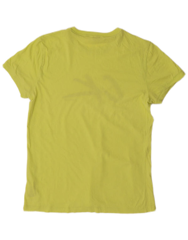 T-shirt grafica da uomo Calvin Klein Top grande in cotone verde