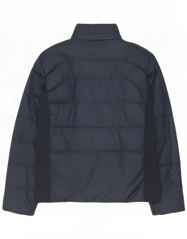 Giacca imbottita da uomo Emporio Armani UK 46 3XL Poliestere color block blu navy
