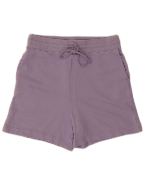 Pantaloncini sportivi da donna Marks & Spencer UK 10 piccoli cotone viola
