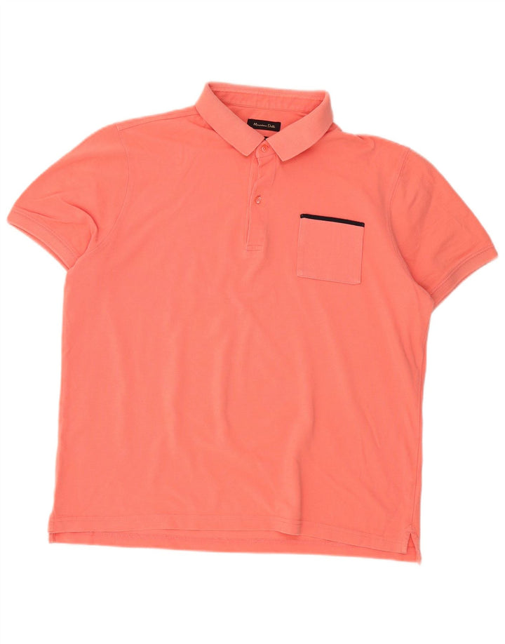 Polo da uomo slim fit MASSIMO DUTTI XL arancione