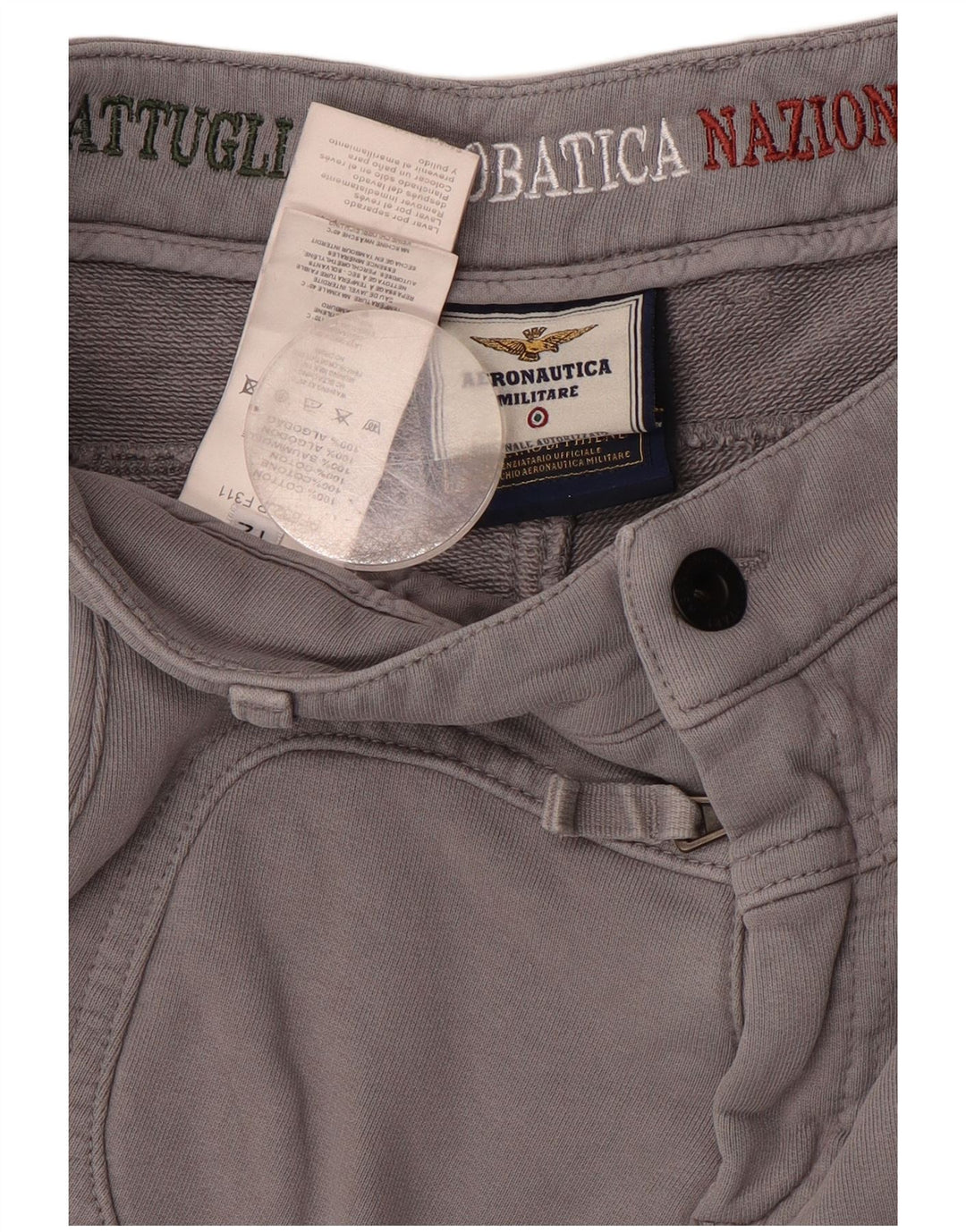 AERONAUTICA MILITARE Pantaloni Tuta da Ragazzo Joggers 11-12 Anni Grigio