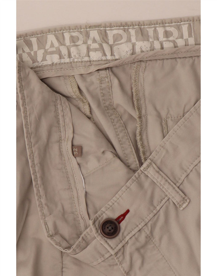 Pantaloncini chino da uomo NAPAPIJRI W32 beige medio