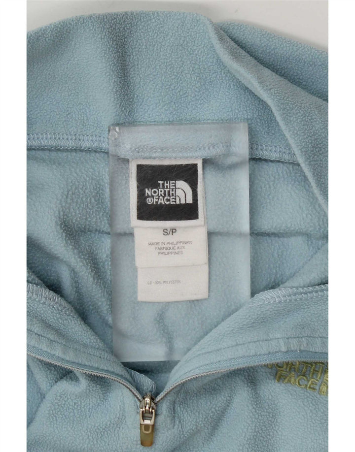 Maglione in pile da donna con collo con zip The North Face UK 10 piccolo poliestere blu