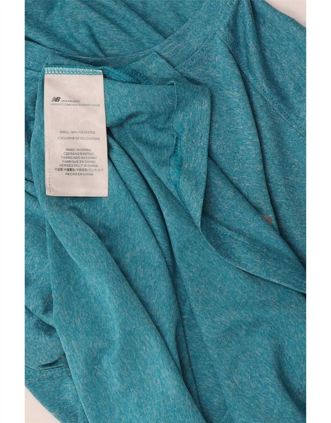 T-shirt da uomo New Balance Top Small blu in poliestere