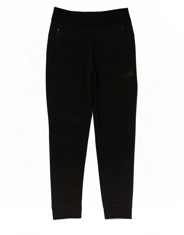 Pantaloni da tuta da donna Adidas Joggers UK 8/10 Small Black Cotton