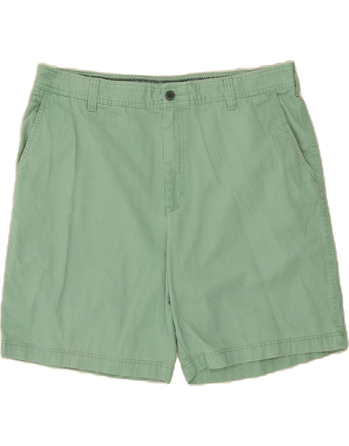 IZOD Mens Chino Shorts W40 XL Green Cotton Vintage Izod and Second-Hand Izod from Messina Hembry 
