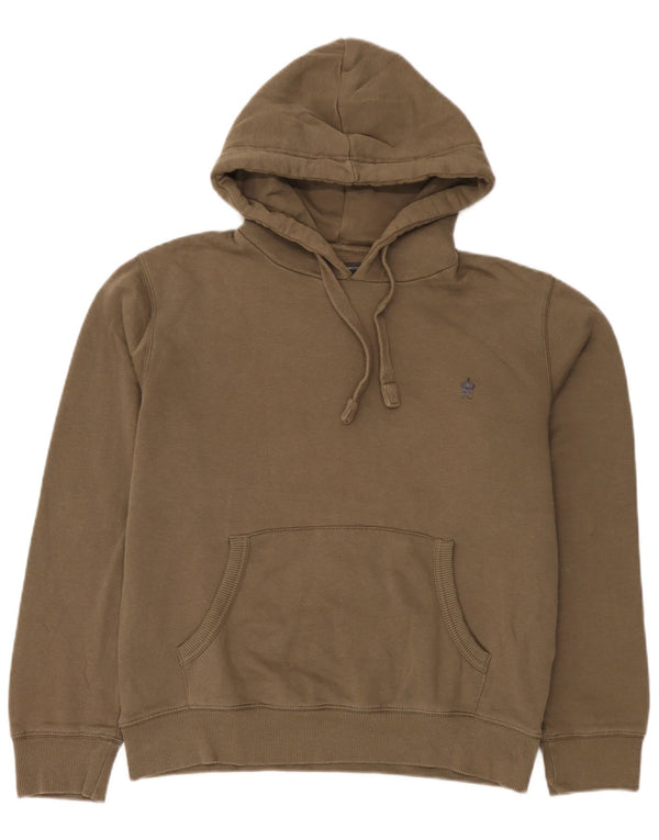 Maglione con cappuccio da uomo French Connection, cotone kaki medio