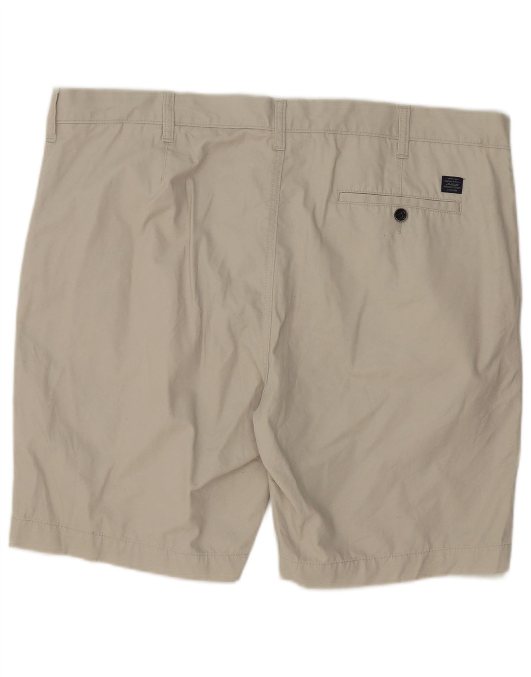 MARKS & SPENCER Pantaloncini chino da uomo W42 2XL Cotone beige