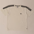 ADIDAS Mens T-Shirt Top Medium White Cotton Vintage Adidas and Second-Hand Adidas from Messina Hembry 