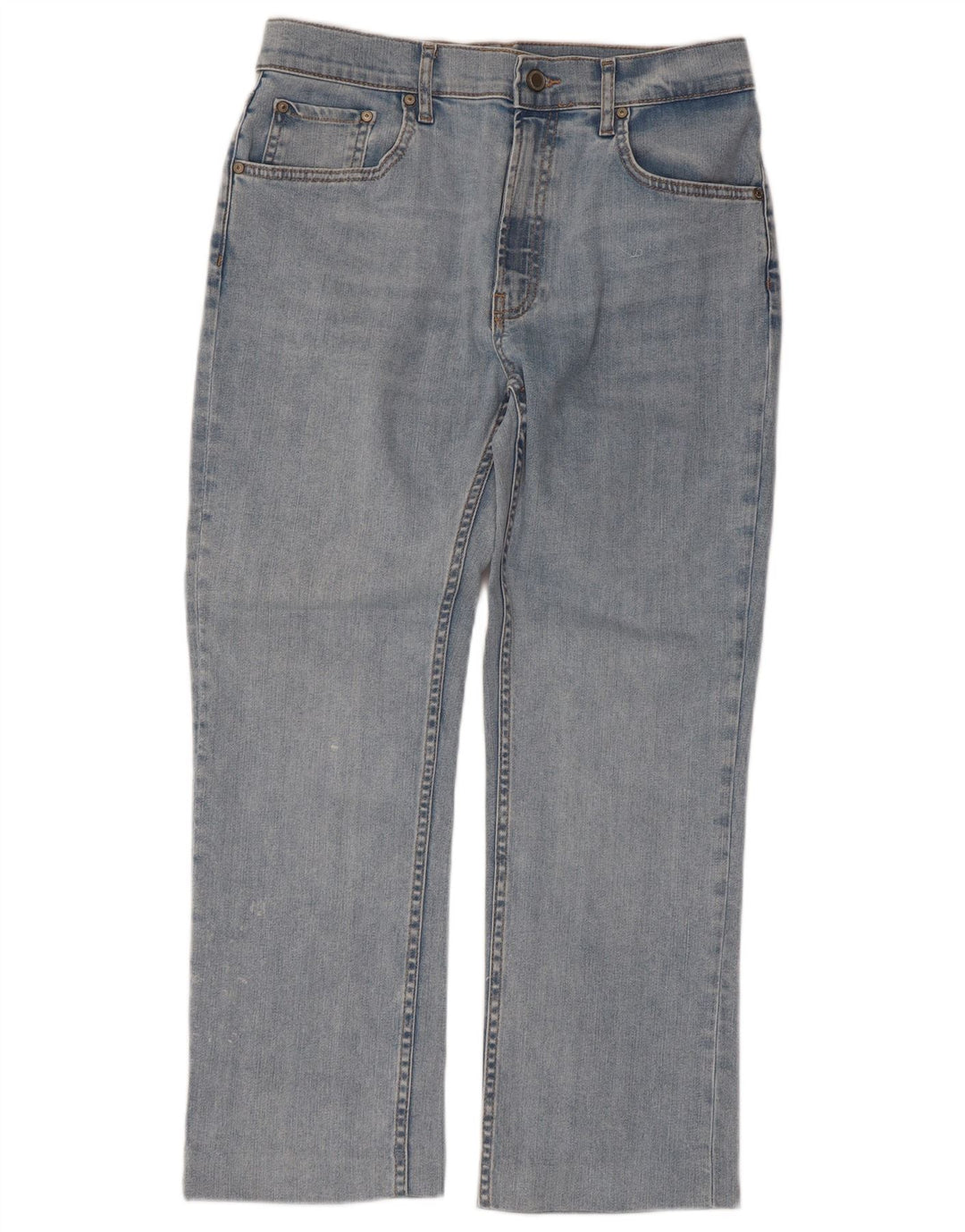 Jeans dritti da donna ZARA EU 40 medio W30 L26 cotone blu