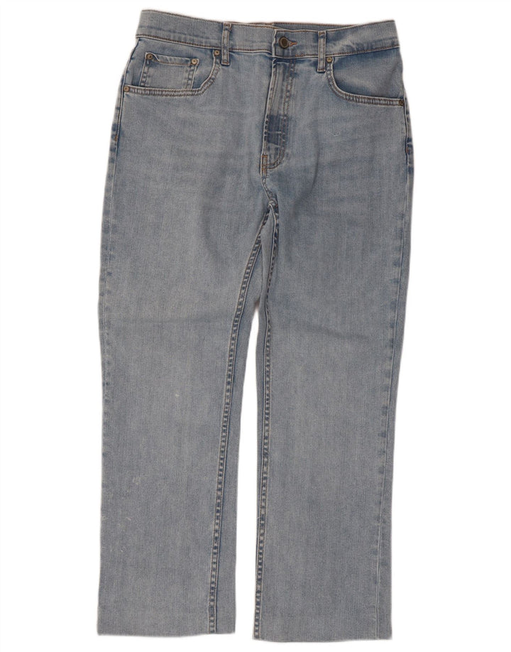 Jeans dritti da donna ZARA EU 40 medio W30 L26 cotone blu