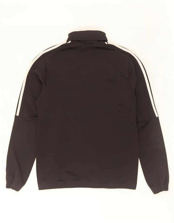 Giacca da tuta da uomo Adidas UK 38/40 Medium Nero Poliestere
