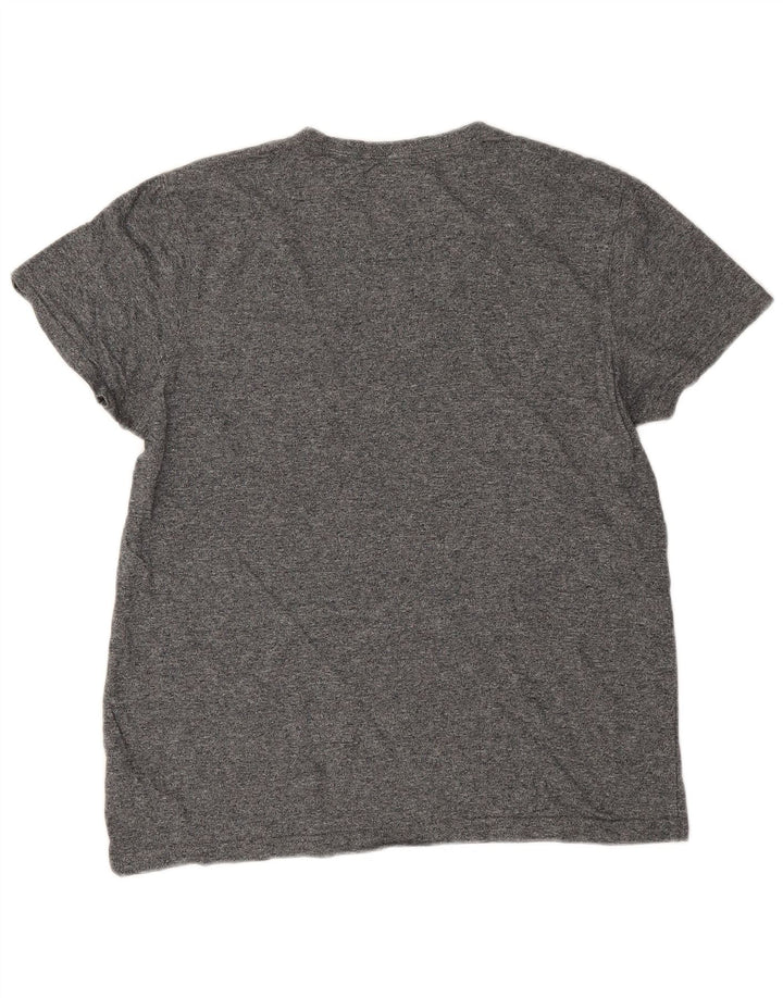 T-shirt da uomo slim fit Jack Wills Top in cotone screziato grigio medio