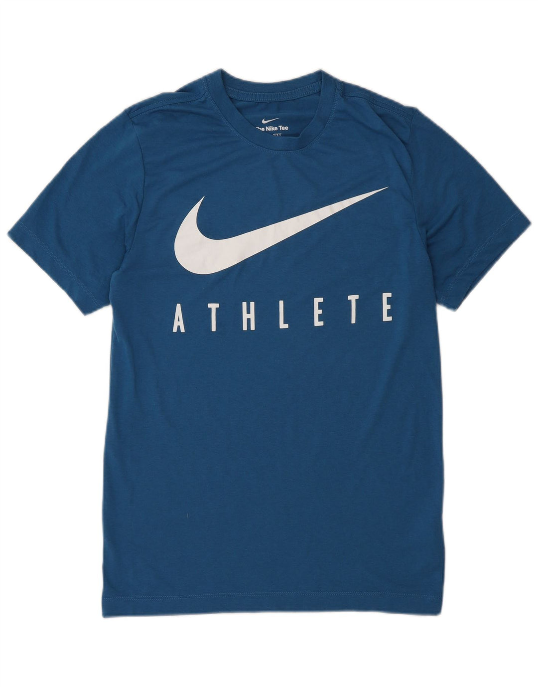T-shirt grafica Nike da uomo Dri Fit Top XS in poliestere blu