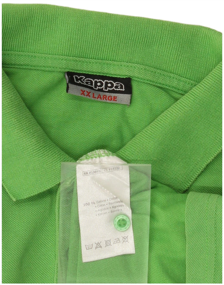 Polo da uomo KAPPA 2XL cotone verde