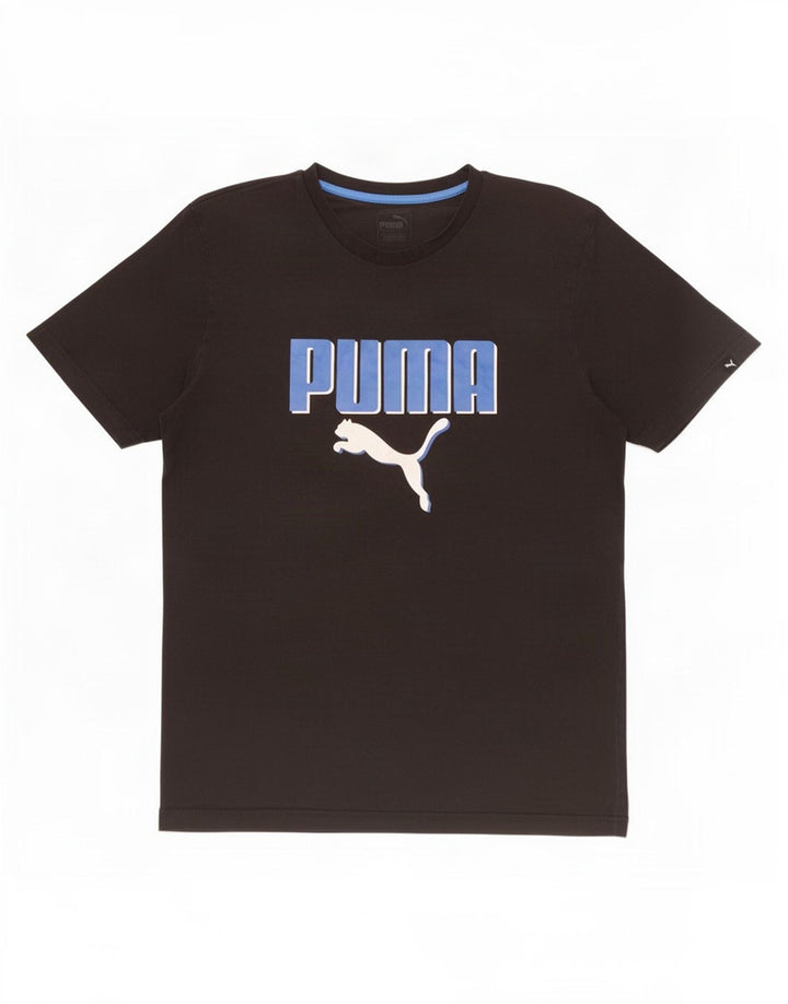 T-shirt grafica da uomo Puma Large nera