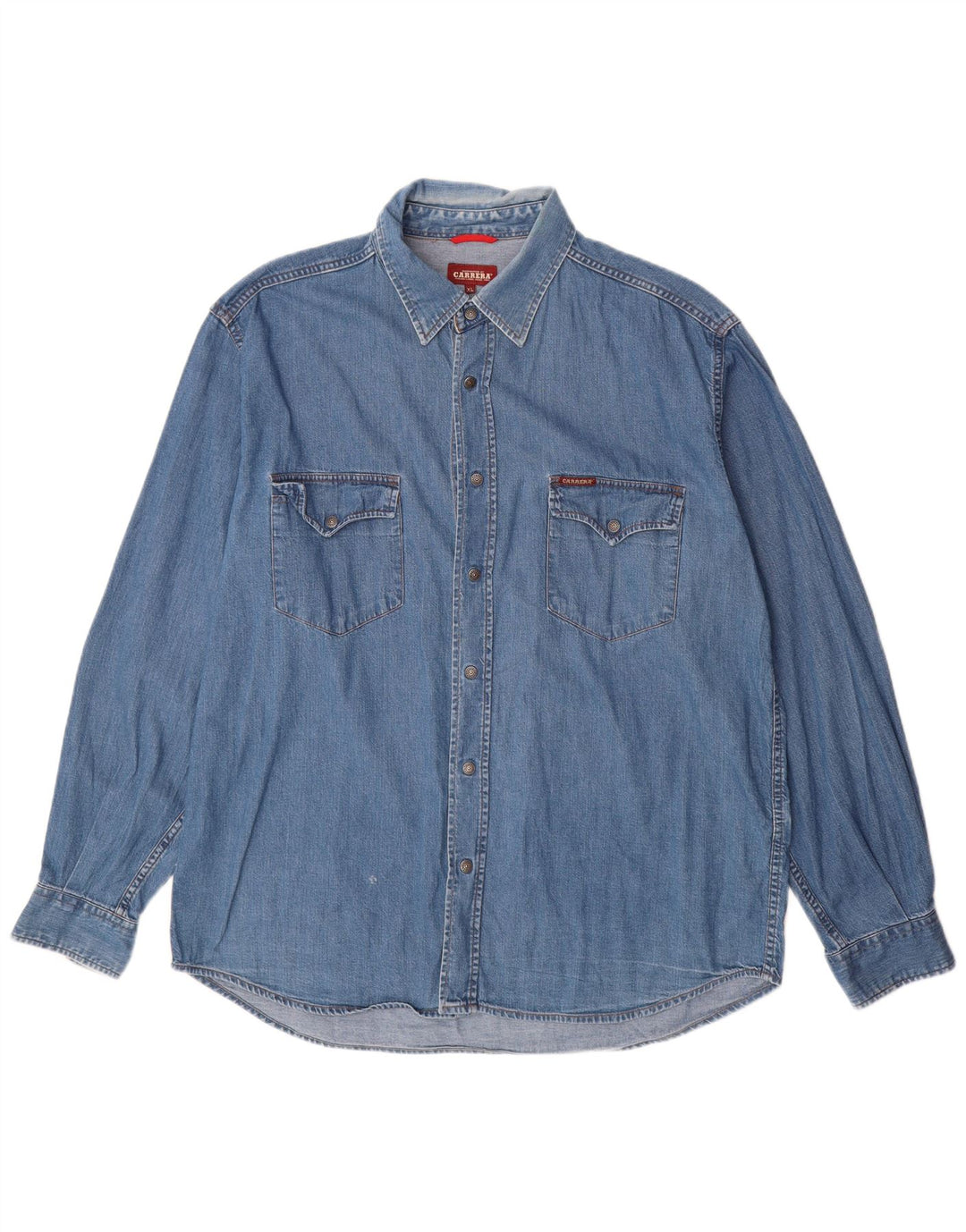 CARRERA Camicia Jeans Uomo XL Blu Cotone