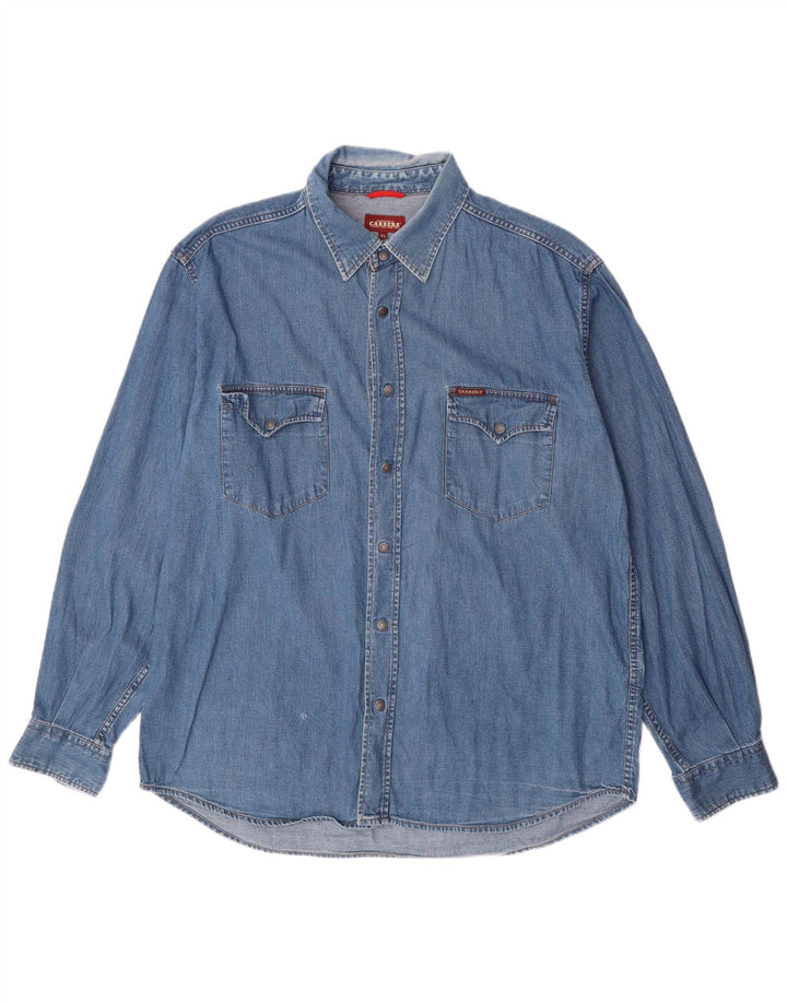 CARRERA Camicia Jeans Uomo XL Blu Cotone