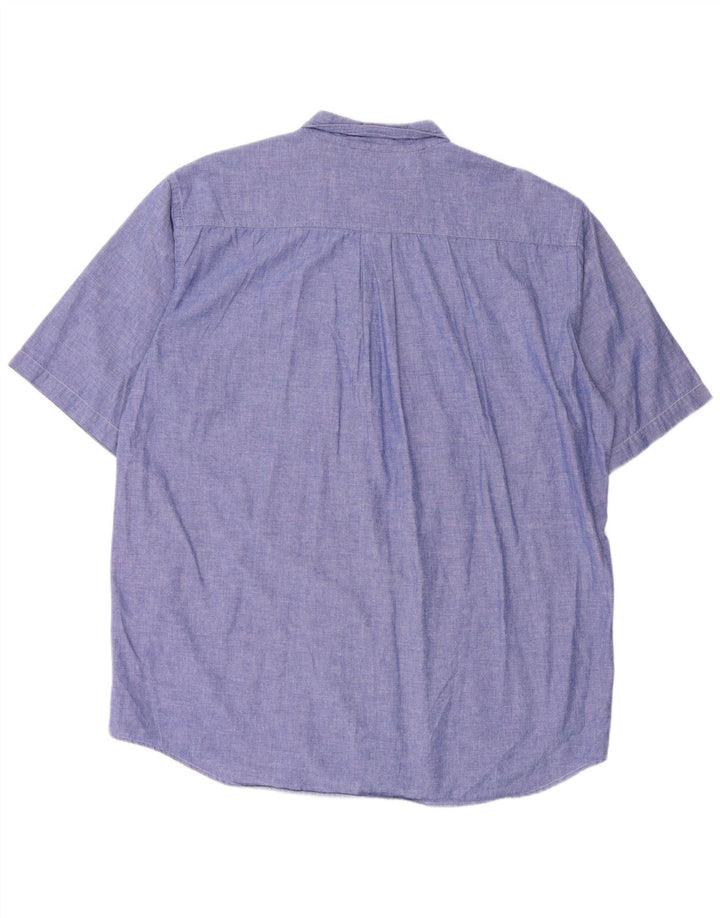 Camicia a maniche corte da uomo VINTAGE XL Blu