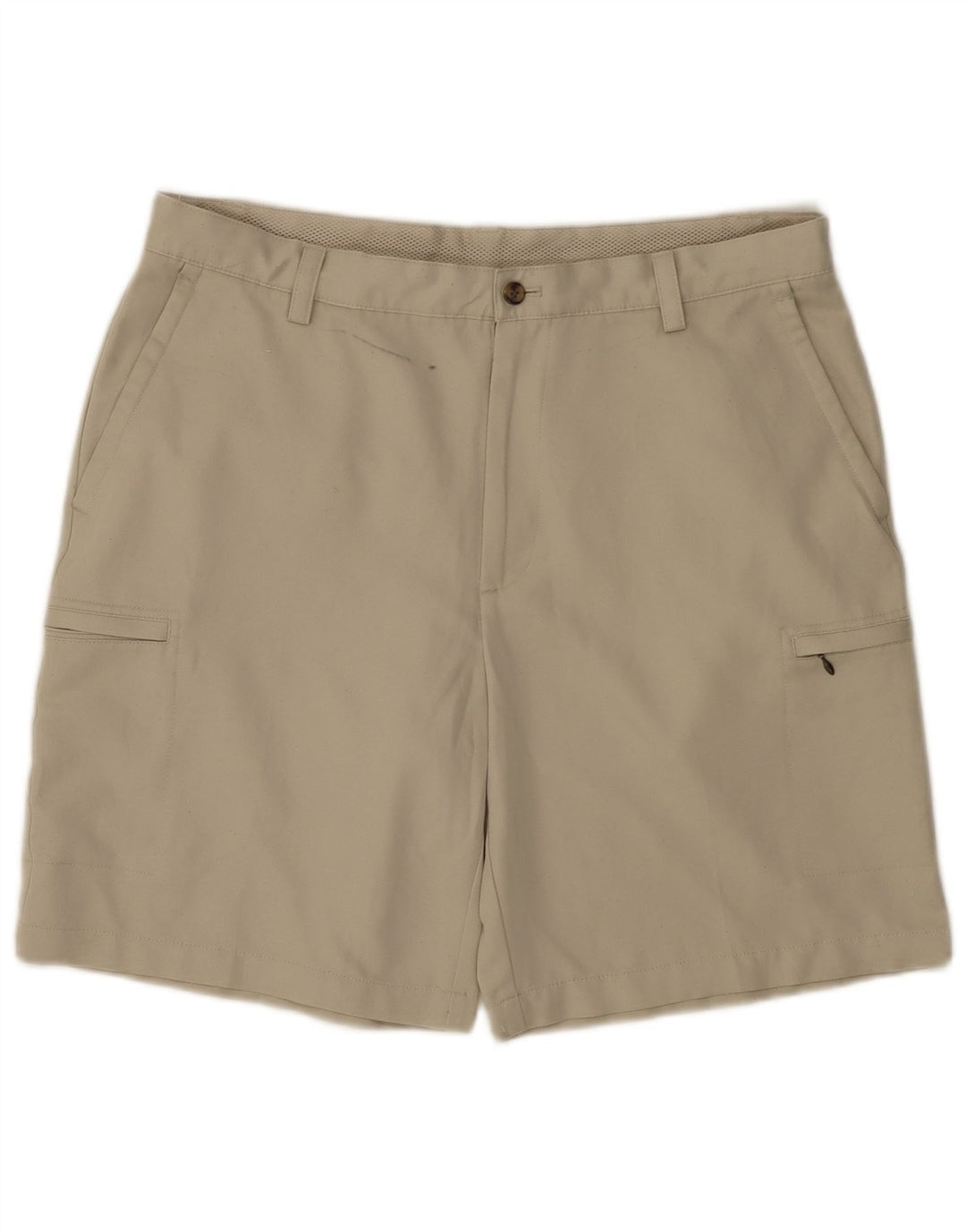 Pantaloncini cargo da uomo Izod W36 Large Beige Poliestere