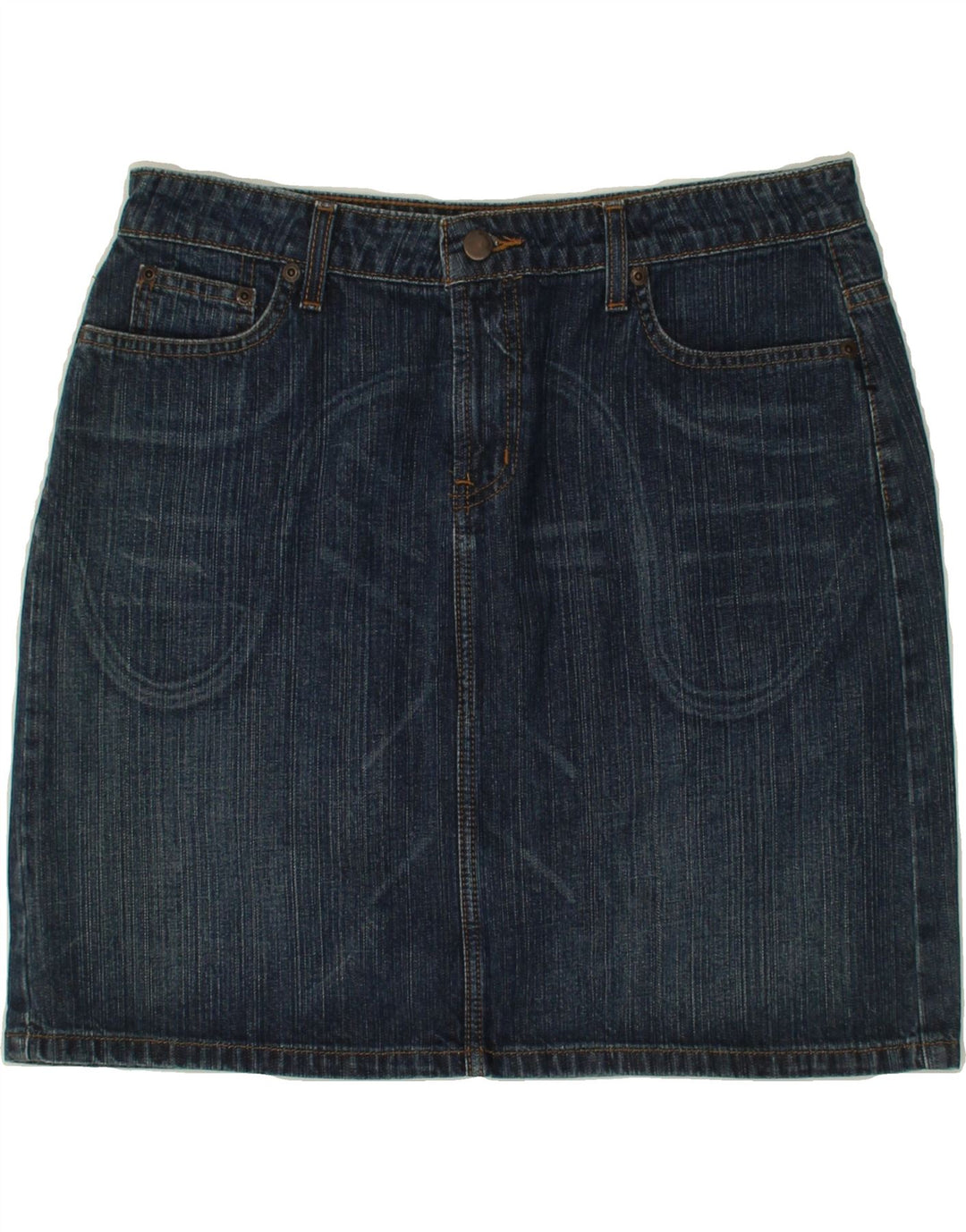 MOSSIMO Womens Denim Skirt US 12 Large W30  Blue Cotton Vintage Mossimo and Second-Hand Mossimo from Messina Hembry 