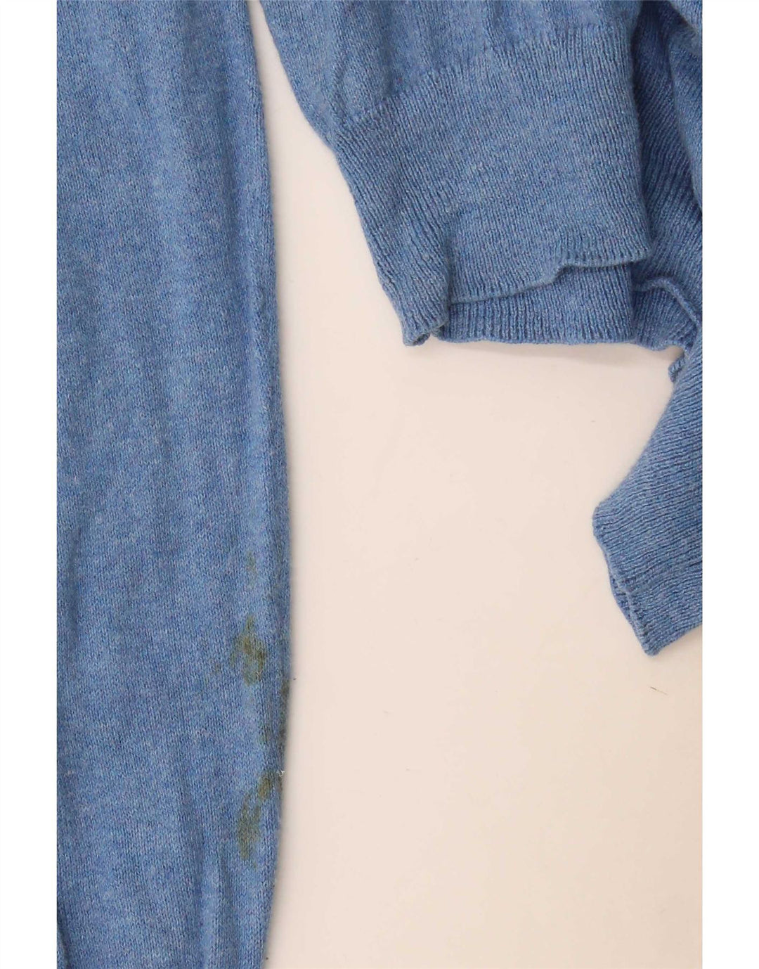 Maglione da uomo con scollo a V Chaps in cotone blu medio
