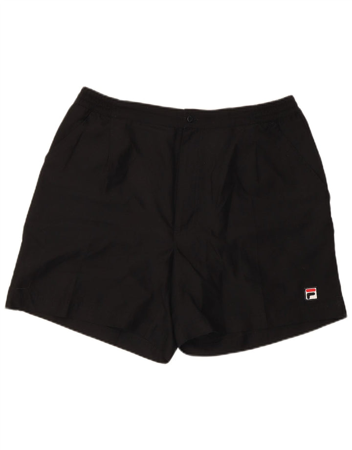 Pantaloncini chino da uomo Fila Large W32 poliestere nero
