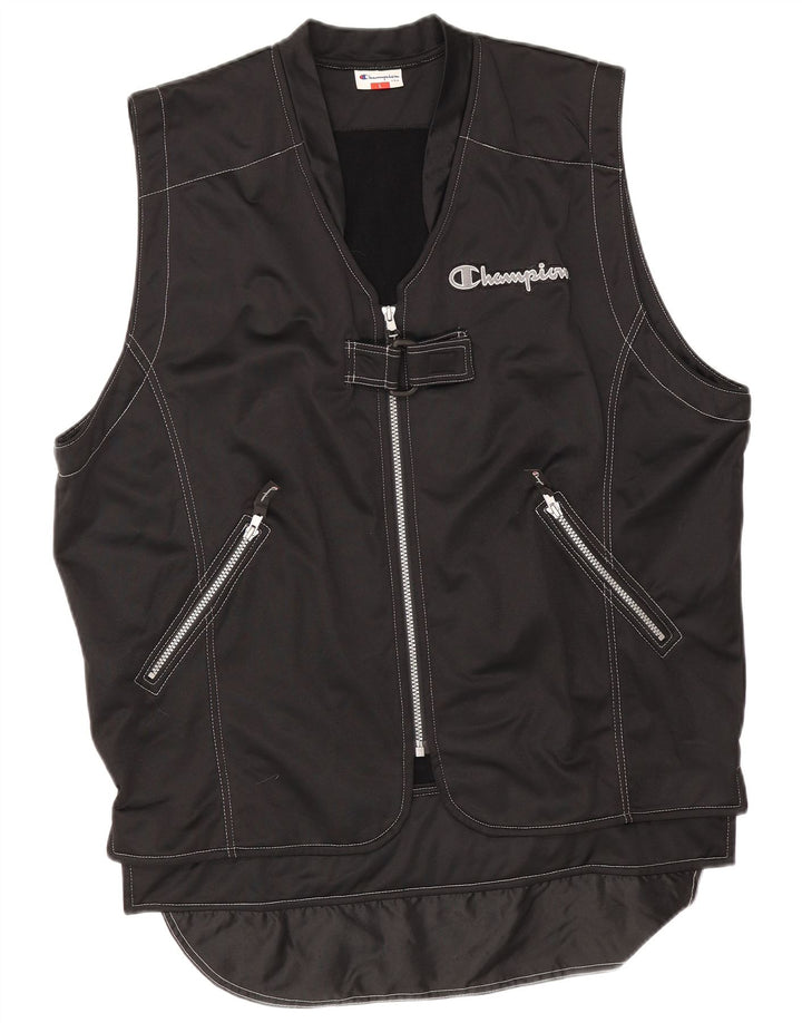 Gilet da uomo Champion UK 40 grande poliestere nero