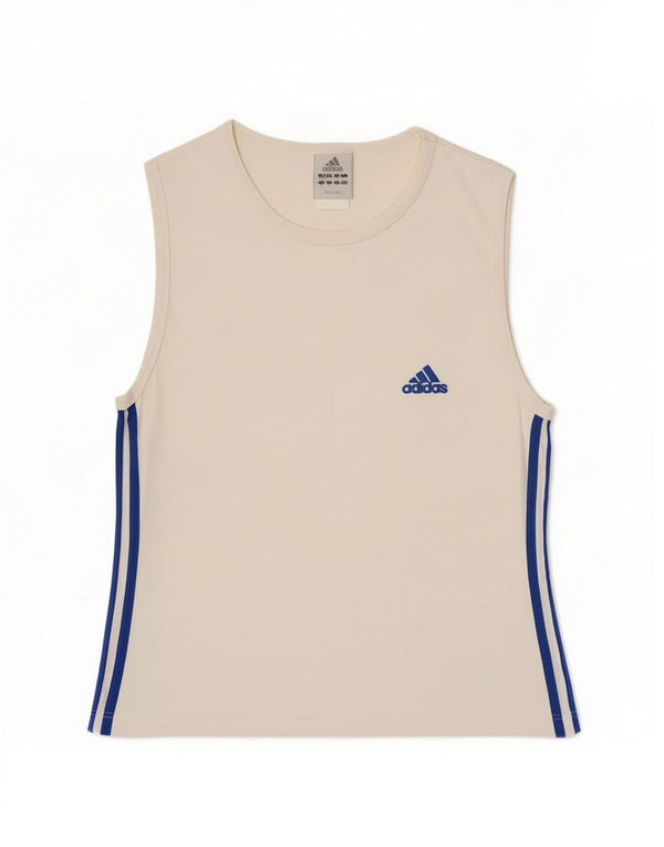 Canotta Adidas da uomo UK 34/36 piccola bianca
