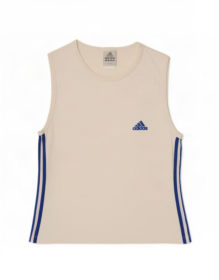 Canotta Adidas da uomo UK 34/36 piccola bianca