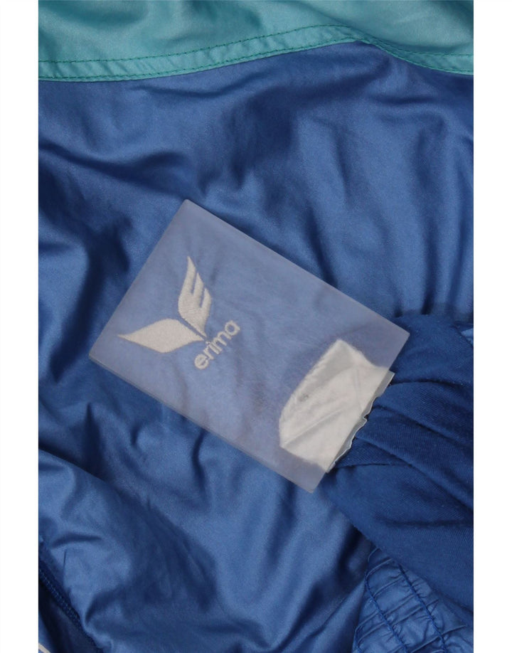 Giacca da ginnastica da uomo con vestibilità ampia grafica Erima, colore blu medio