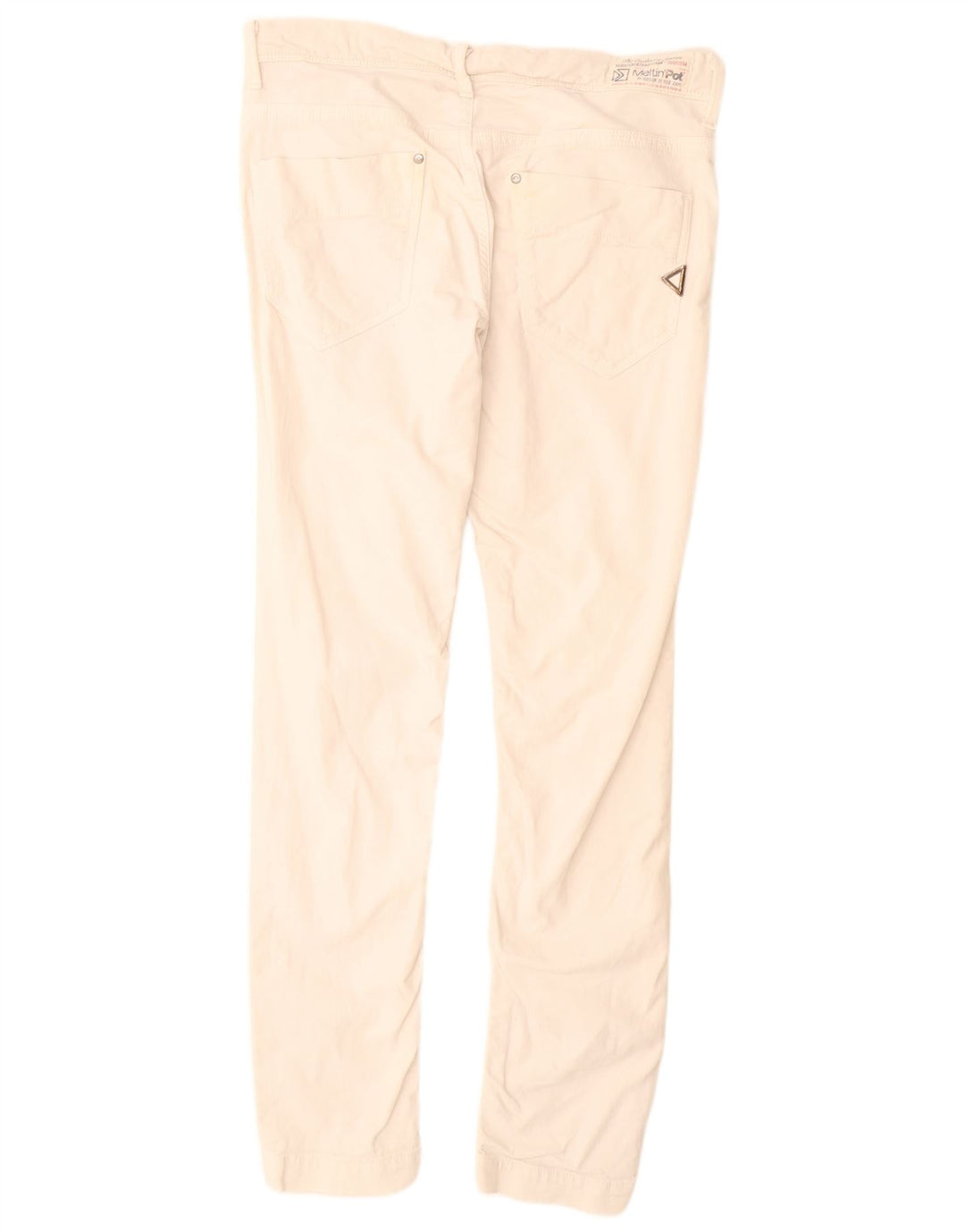 Jeans slim da donna Meltin' Pot W36 L34 cotone bianco