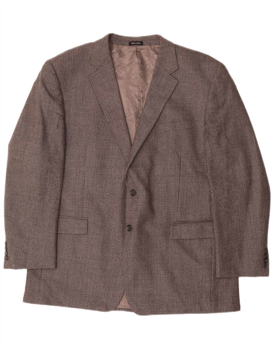 Giacca blazer a 2 bottoni da uomo Chaps UK 48 3XL lana grigia