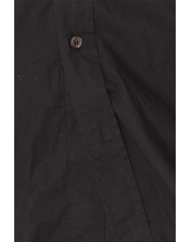 Camicia Slim Uomo Dolce & Gabbana IT 48 Cotone Nero Medio