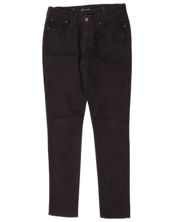 Jeans skinny Levi's Demi Curve a vita media da donna W28 L32 cotone nero
